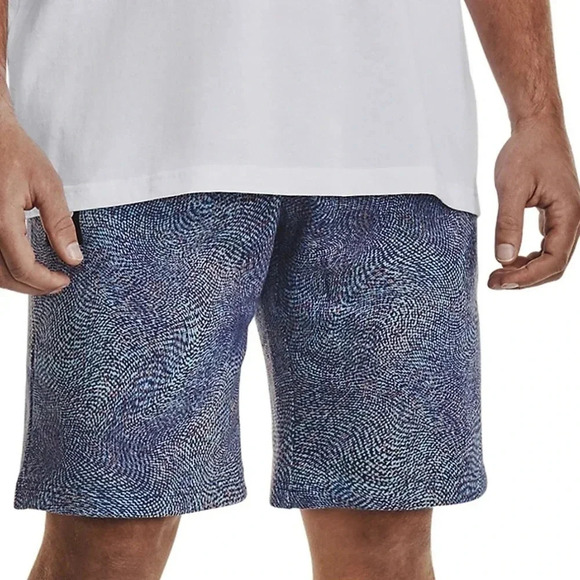 Men's under armour rival fleece printed shorts - Picture 1 of 8